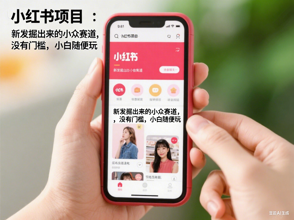 小红书项目：新发掘出来的小众赛道 ，没有门槛，小白随便玩-众狼学堂