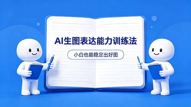 AI生图不是做漂亮图，而是表达能力。这套方法让小白也能稳定出好图-众狼学堂