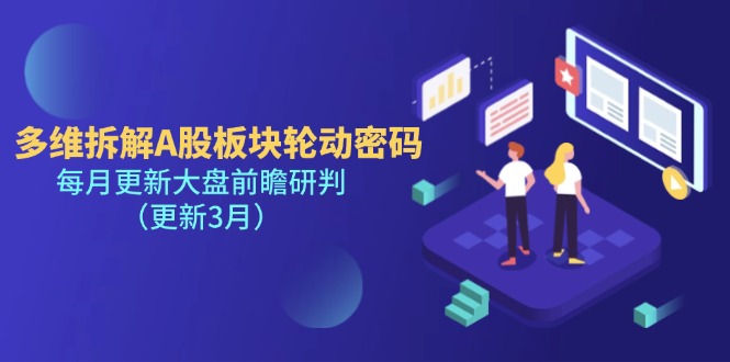 （14213期）多维拆解A股板块轮动密码，每月更新大盘前瞻研判（更新3月）-众狼学堂